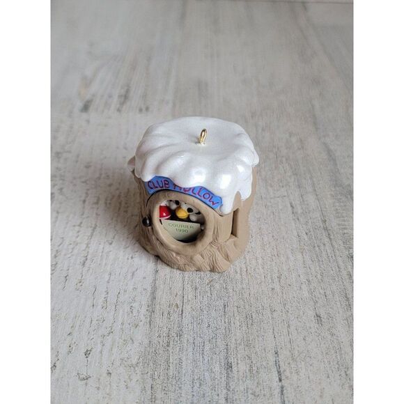 Hallmark 1990 Owl Club Hollow ornament Xmas collectors club - Picture 3 of 6